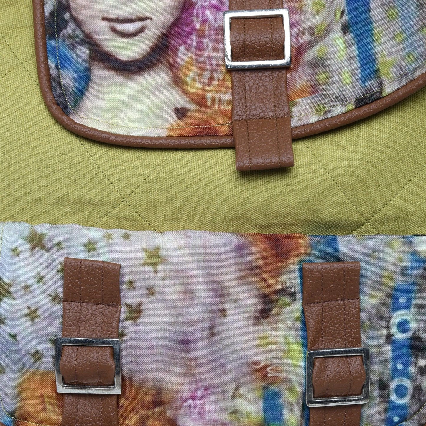 Organic Fashion Swayam Canvas Cotton Back Pack - Green