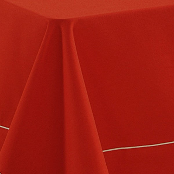 Christmas Red-Plain Rectangular Table Linen- 772