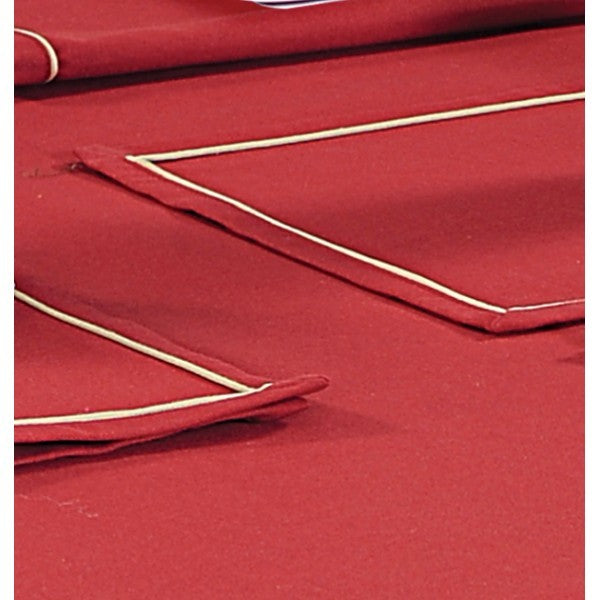 Maroon Rectangle Table Cloth- Scarlet Maroon