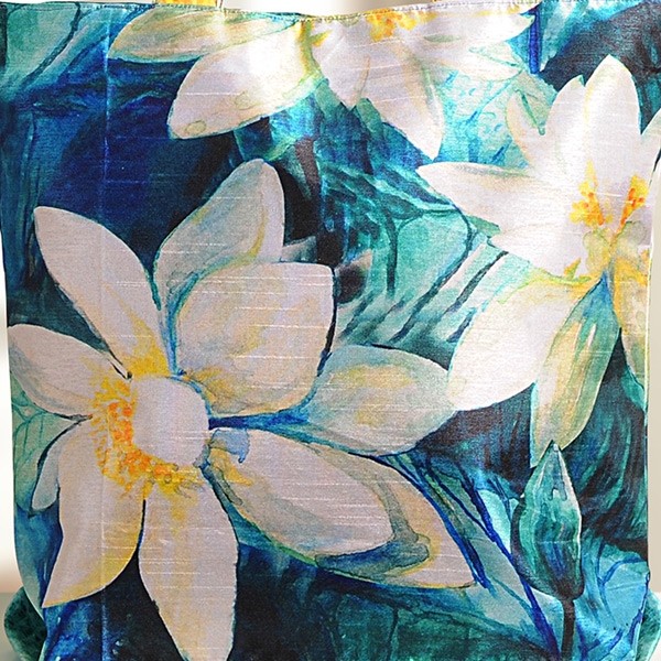 White Lily Fashion Shopping Bag- FB- 754