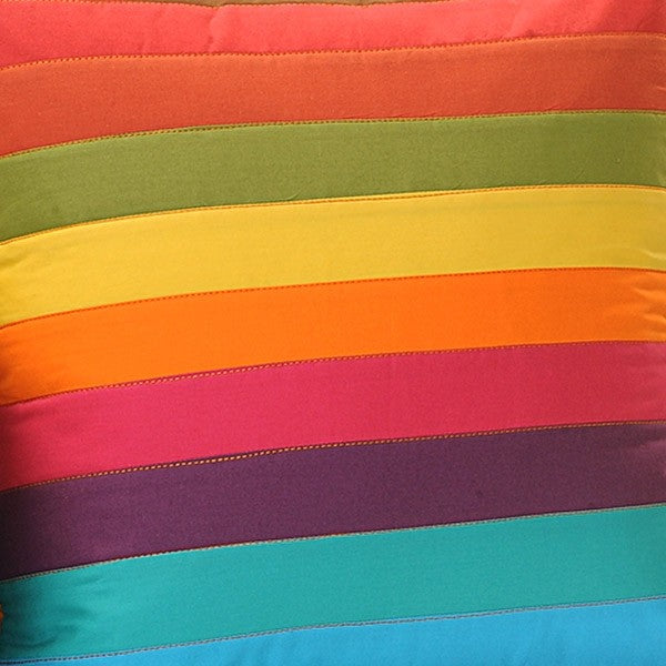 Rainbow Colors Patchwork Cushion Covers- Appl-14002