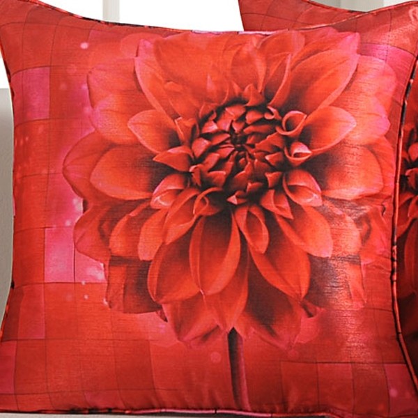 Blooming Digital Printed Cushion Covers- 1157