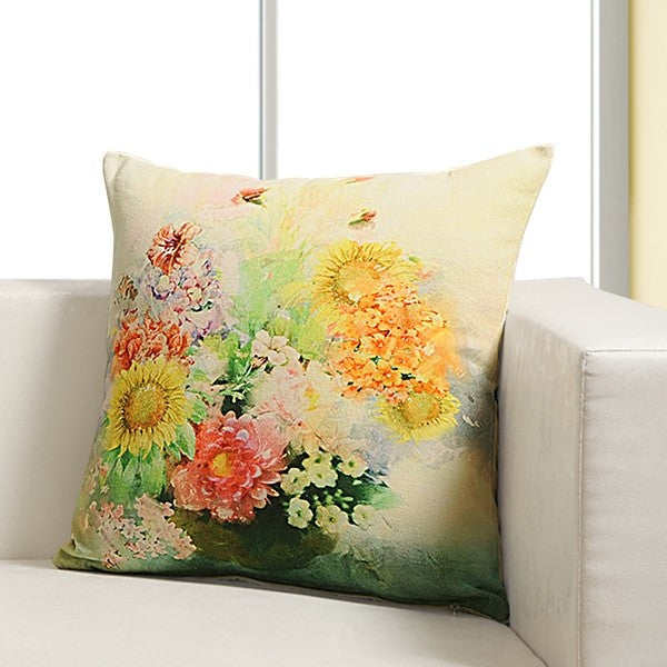 Floral Fantasy Digital Printed Cushion Covers - SCC-02