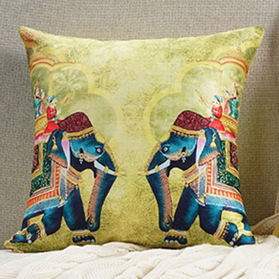 Digital Printed Dupion Cushion Covers-5264