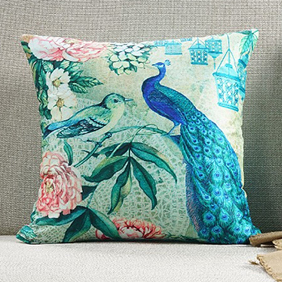 Digital Printed Dupion Cushion Covers-5268