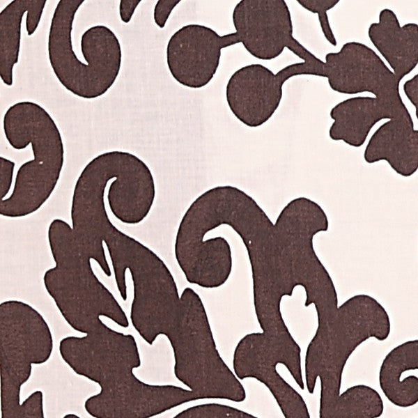 Chocolate Baroque Pillow Cover- 9009