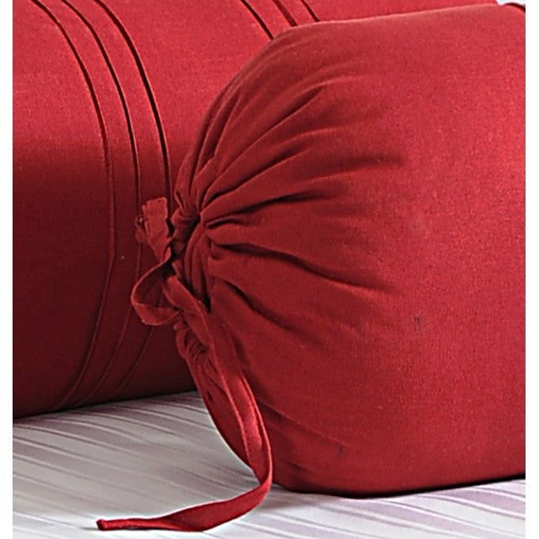 Maroon Bolster Cover