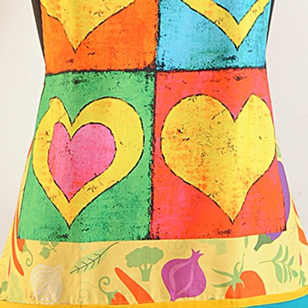 Color Hearts Digital Aprons: Apt- 6008
