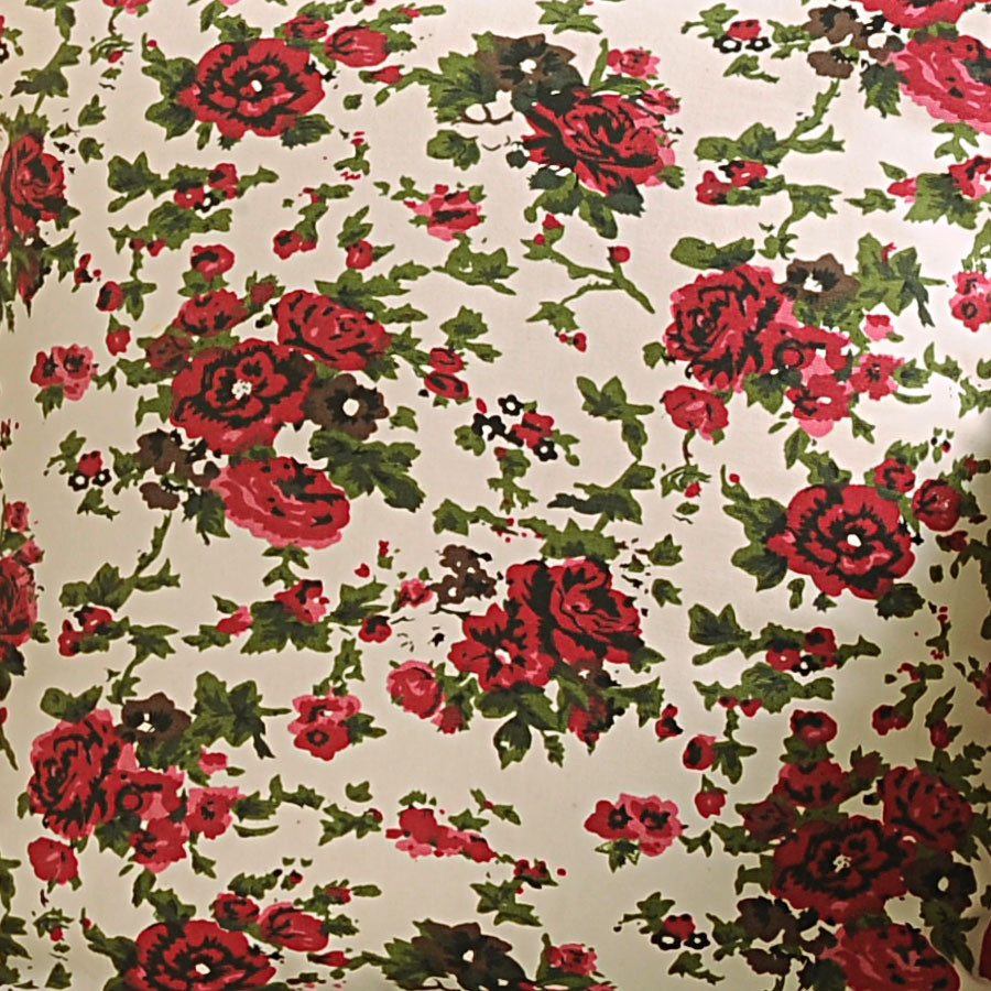 VINTAGE FLORAL PRINTED CUSHION COVERS 6904