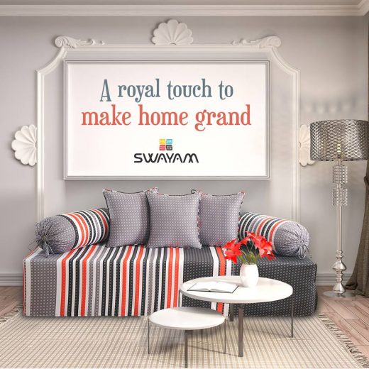 Give Sitting Setup A Fusion Look In Designer Diwan Covers