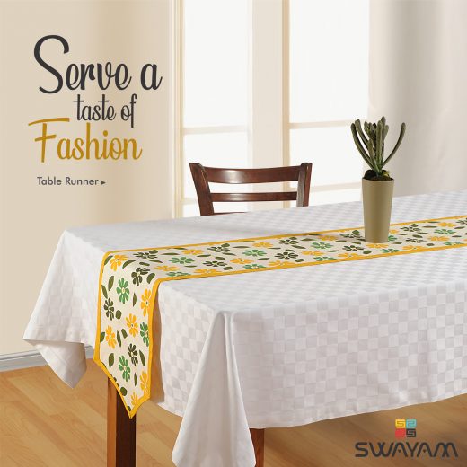 Turn Your Dining Area Into A Noteworthy Experience With Table Runner