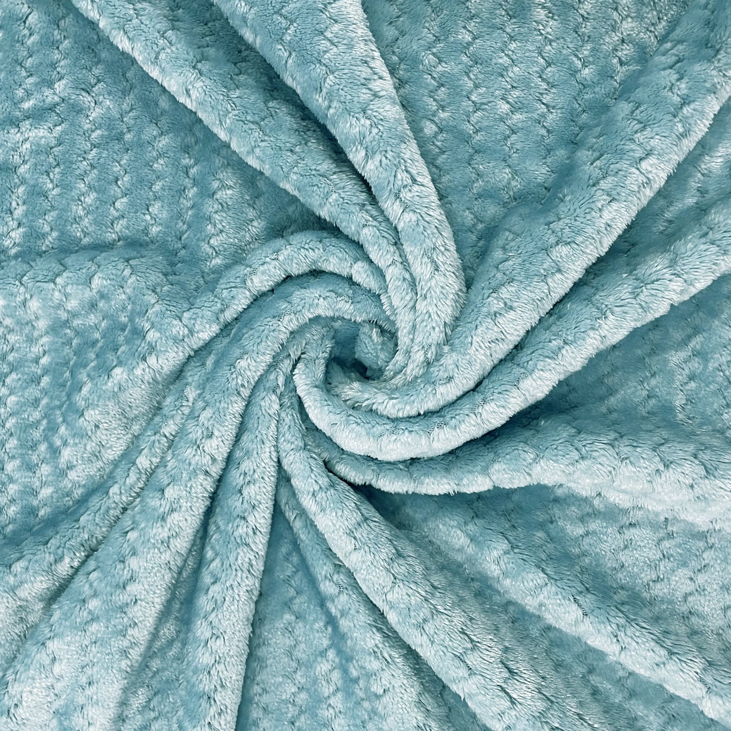 Aqua Blue Premium Mink - Ultra-Soft Luxury Dohar