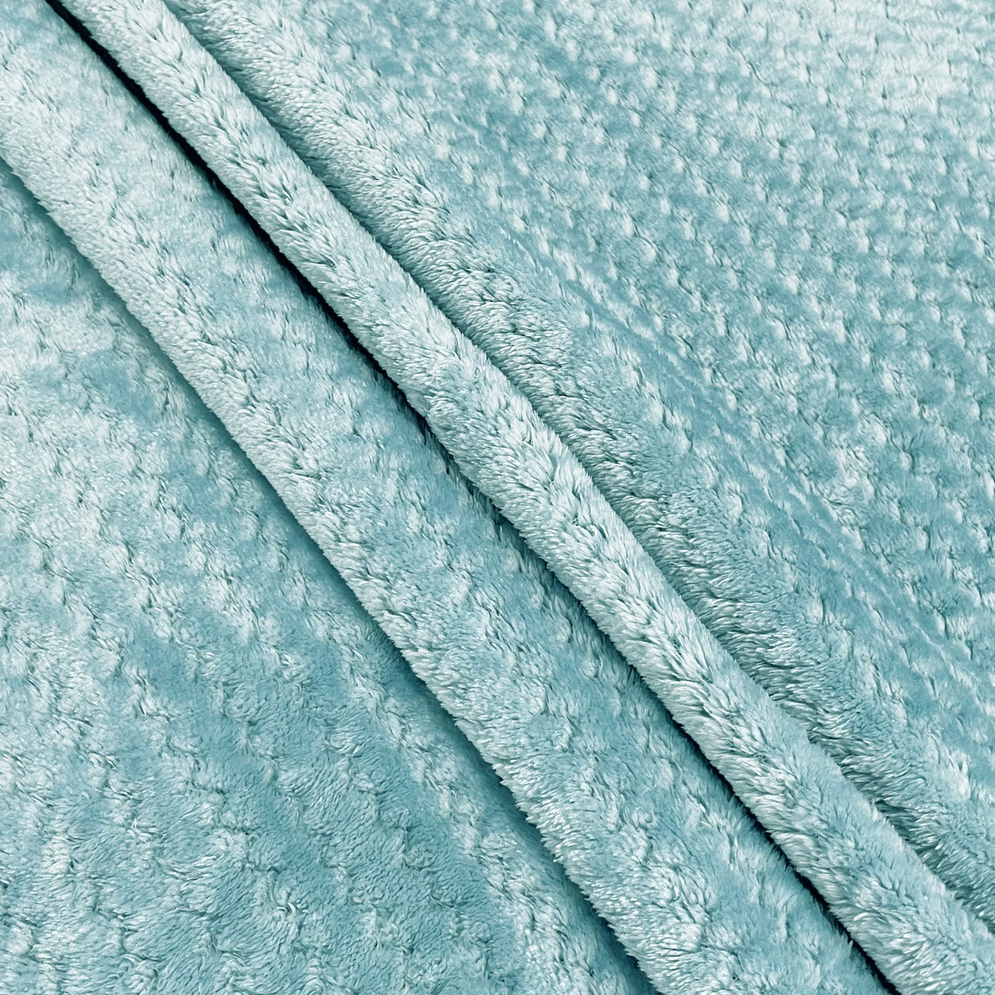 Aqua Blue Premium Mink - Ultra-Soft Luxury Dohar