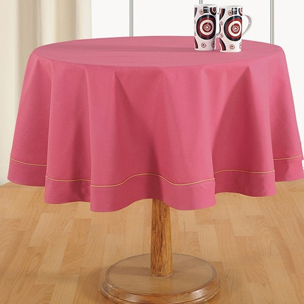 Dusty Rose-Plain Round Table Linen-764