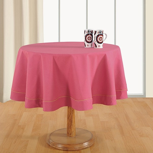 Dusty Rose-Plain Round Table Linen-764