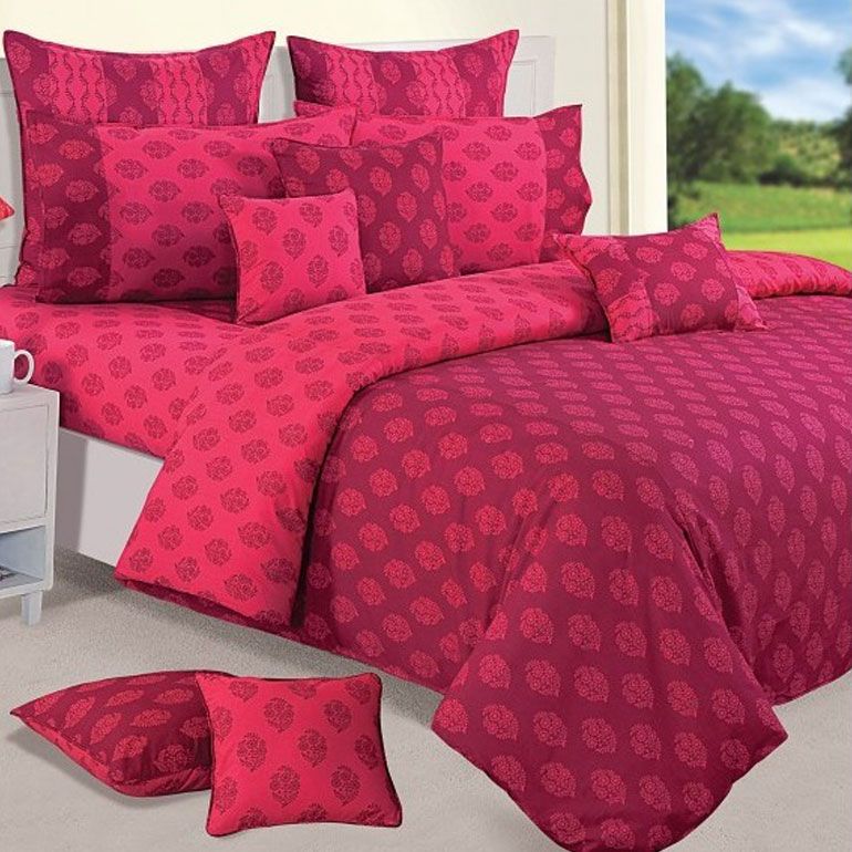 Shades Of Paradise Fitted Bed Sheet- 3008
