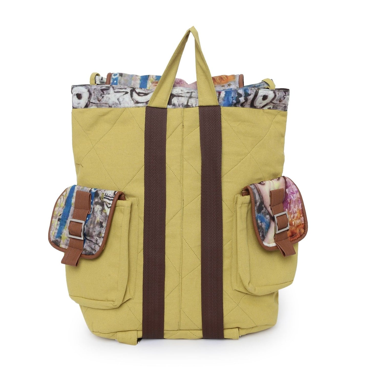 Organic Fashion Swayam Canvas Cotton Back Pack - Green