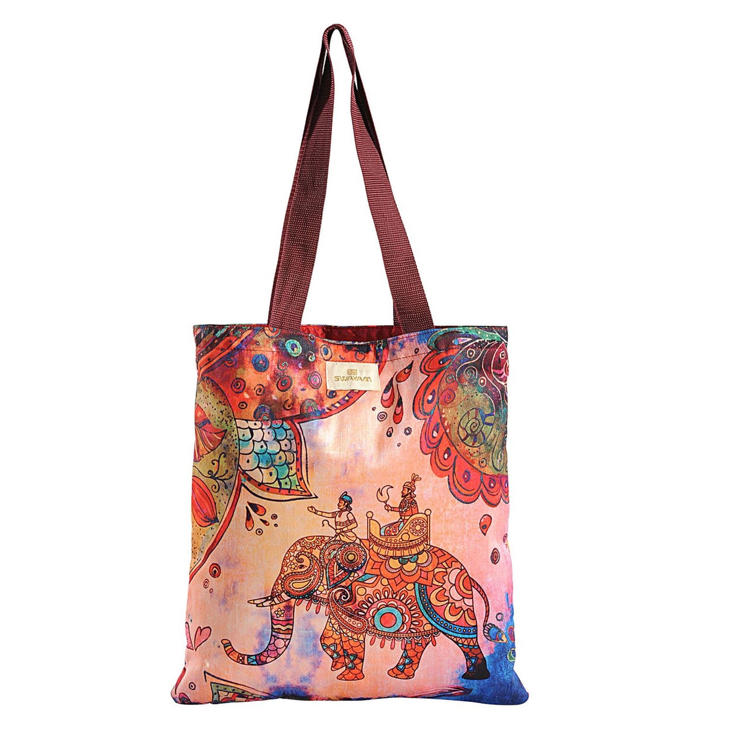 Swayam Carry Silk Handbag - QCB-5