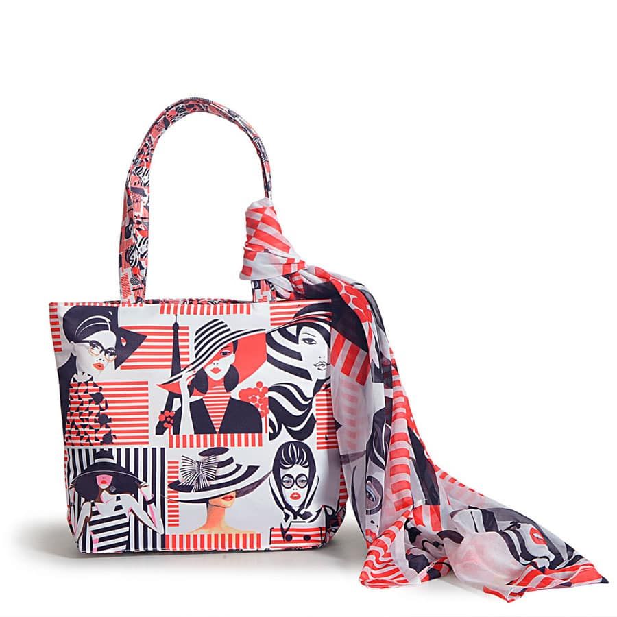 Fashion Diva Bag With Neck Roll Scarf- SCF - 1911