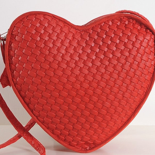 Lush Red Heart Bag Satchel