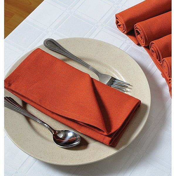 Rust Dinner Napkins Set- Rust