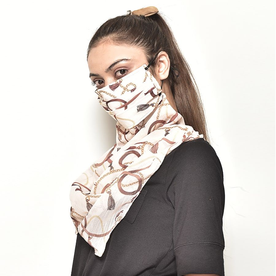 Delicate Security Scarf Mask-5102