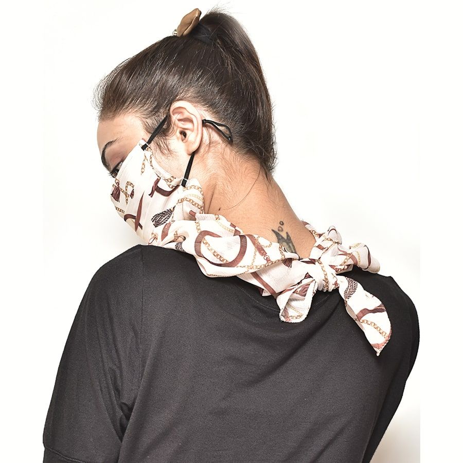 Delicate Security Scarf Mask-5102