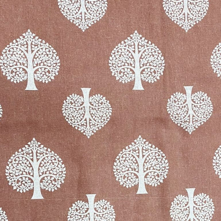 Swayam Brown & White Purity bed cover set-10502