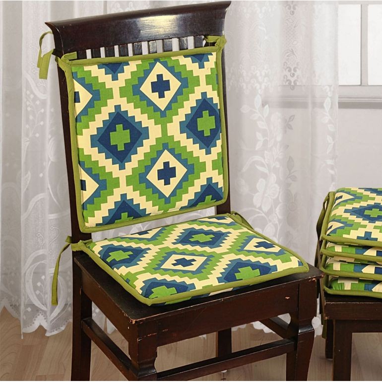 Green Chair Pads- CPD01-1408