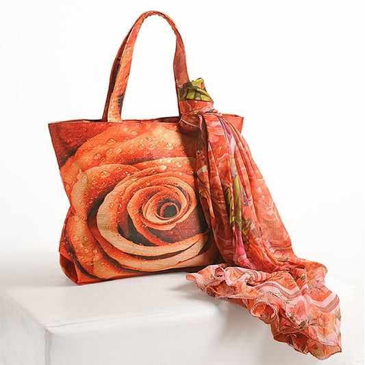 Morning Rose Scarf Bags- SCF-901