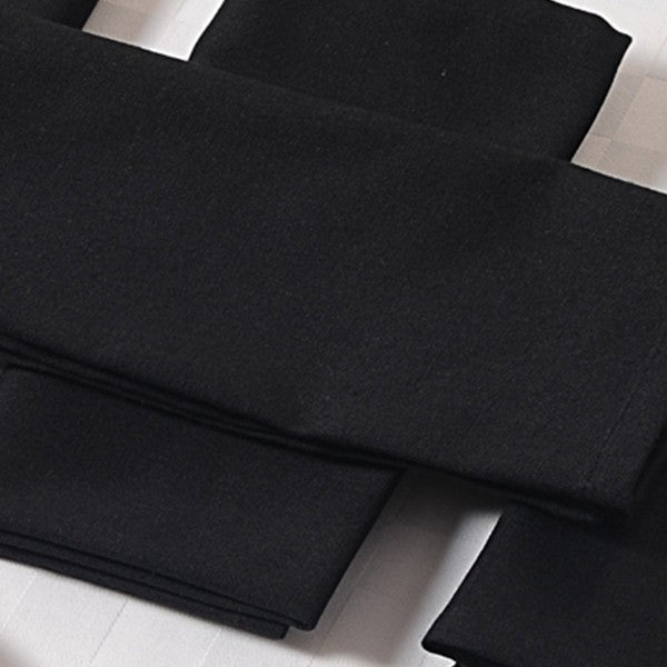 Coal Black Dinner Napkin Sets – Black