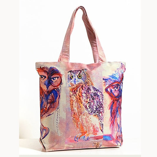 Owl Painting Animal Theme Bag- Owl-3