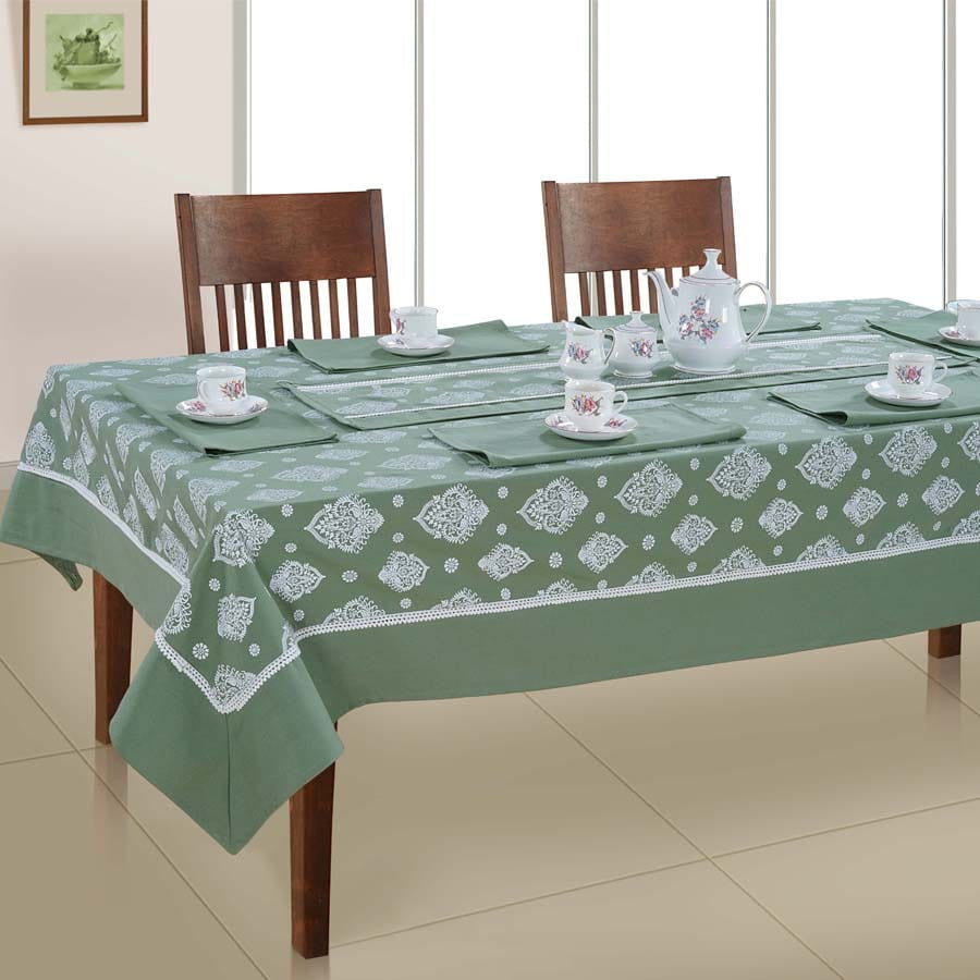 Printed Rectangular Table Linen-10501