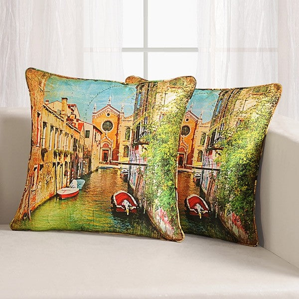 River Digital Printed Cushion Cover- DCC- 1107