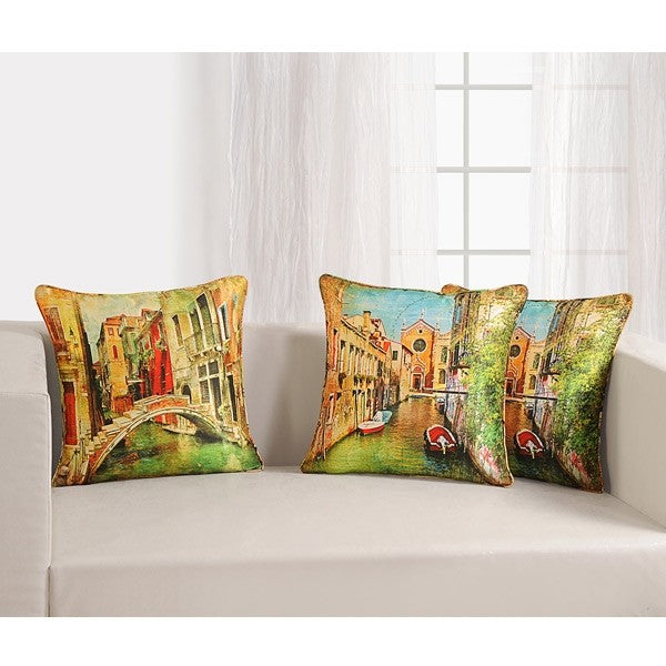 River Digital Printed Cushion Cover- DCC- 1107