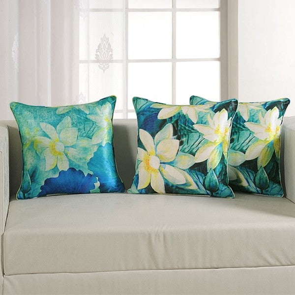 Flower Digital Printed Cushion Cover- 1154