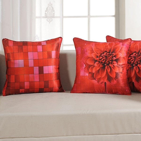 Blooming Digital Printed Cushion Covers- 1157