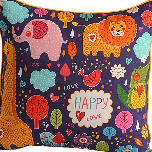 Happy love kids cushion covers- KCC- 166
