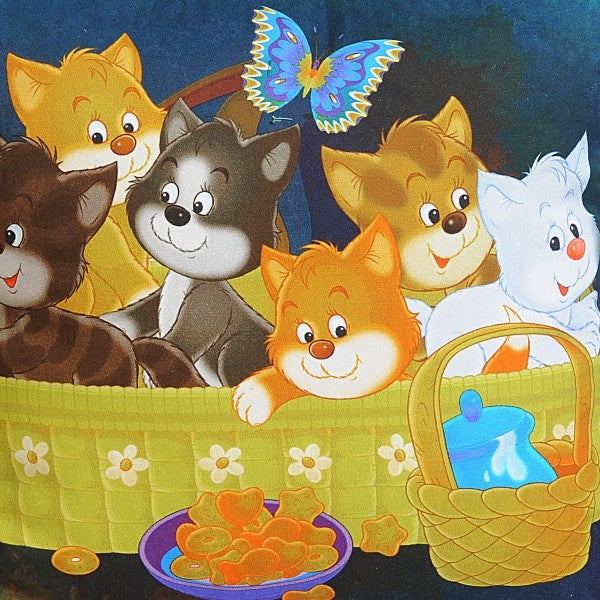 Kittens Kids Cushion Covers-KCC-101