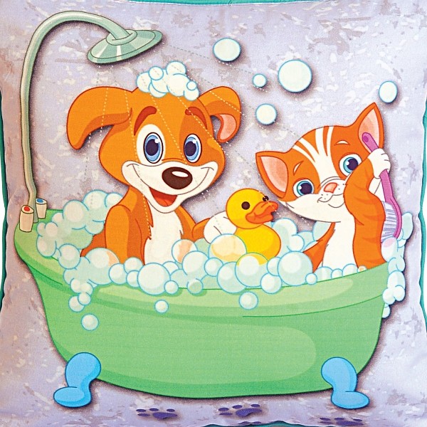 Bath Kids Cushion Cover-KCC-110