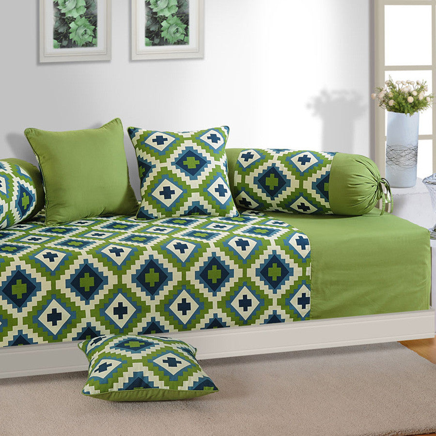 Ravishing Class Shades of Paradise Diwan set: 1408