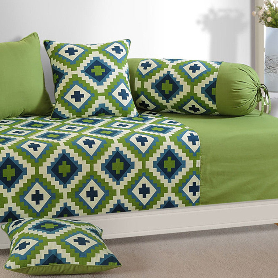 Ravishing Class Shades of Paradise Diwan set: 1408