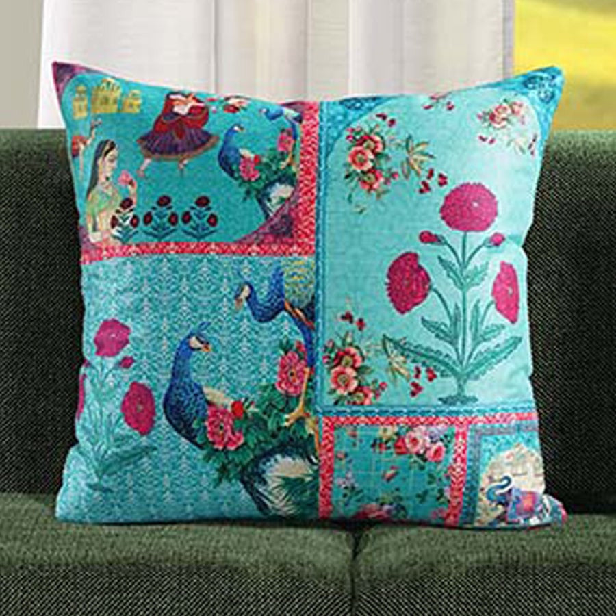 Digital Printed Dupion Cushion Covers-5262