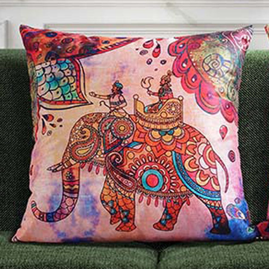 Digital Printed Dupion Cushion Covers-5265