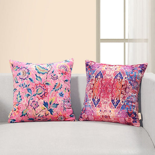 Digitally Printed Velvet Cushion Cover-5221