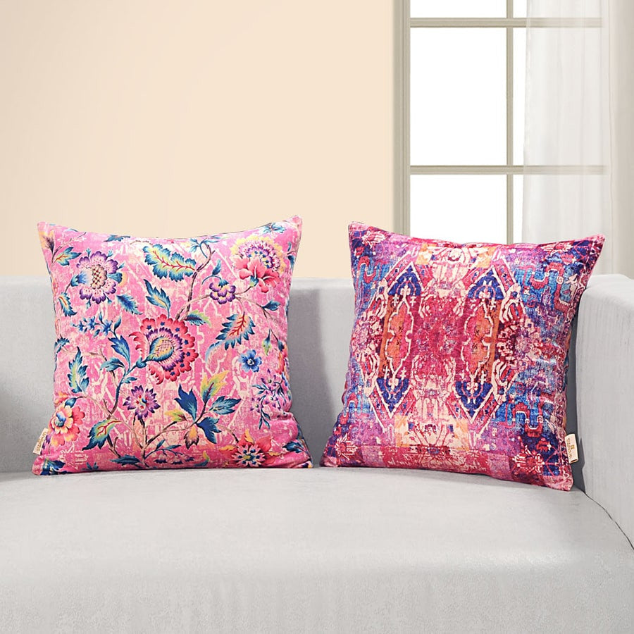 Digitally Printed Velvet Cushion Cover-5221