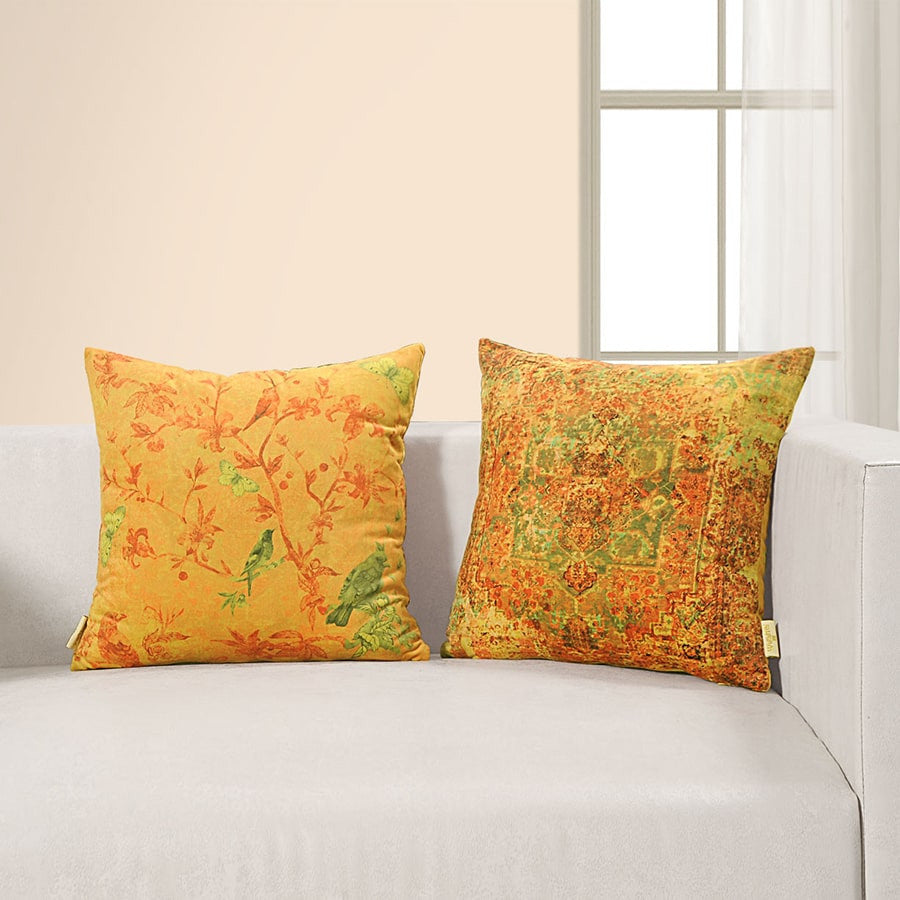 Digitally Printed Velvet Cushion Cover-5226
