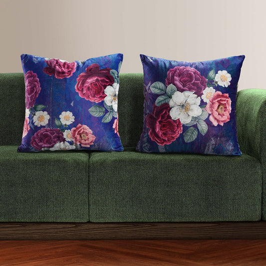 Digitally Printed Velvet Cushion Cover-5254