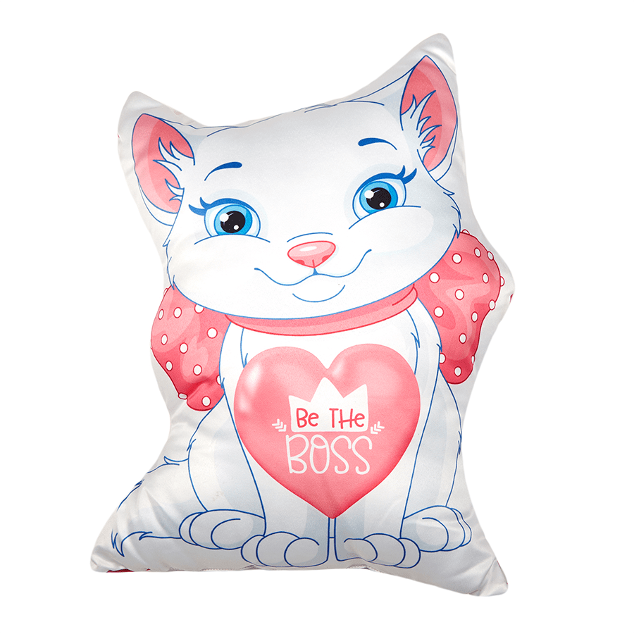 KITTEN SHAPED DIGITAL CUSHION COVER