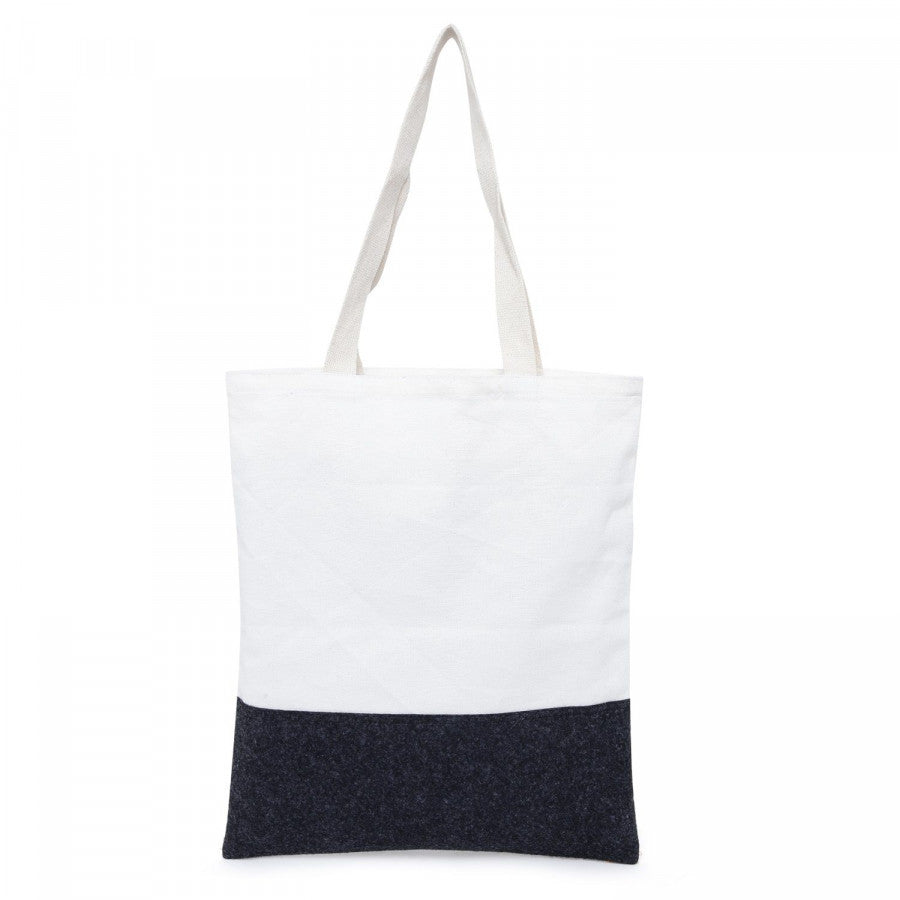 Felt Canvas Weekday Shopping Bag